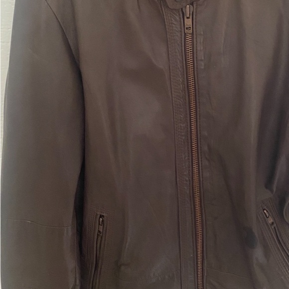 Diesel Leather Motorcycle Brown Jacket Size M. Soft Leather. Great Condition! - Picture 6 of 12